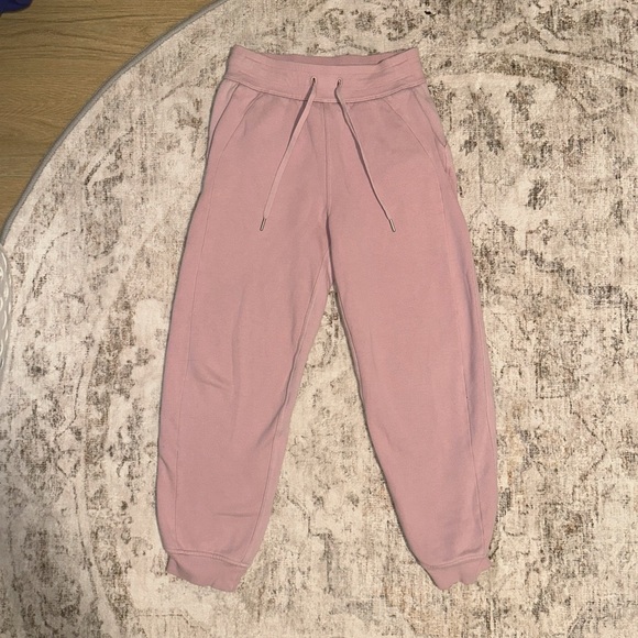 Lululemon Scuba High-Rise Relaxed Jogger Pink Peony Size 4 - Picture 6 of 12